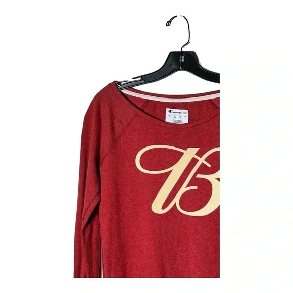 1896. CHAMPION “BUDWIEISER” PULLOVER SWEATSHIRT SIZE SMALL‎ RED/GOLD COLOR PRINT - Picture 2 of 9
